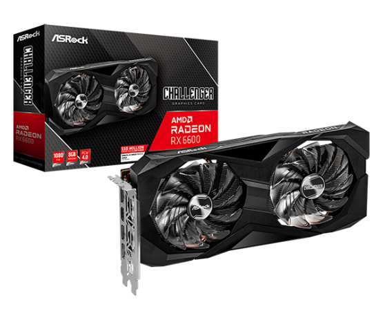 Tequilas and Air Asrock AMD Radeon RX 6600 Challenger D 8GB Radeon RX 6600 Challenger D 8GBM1