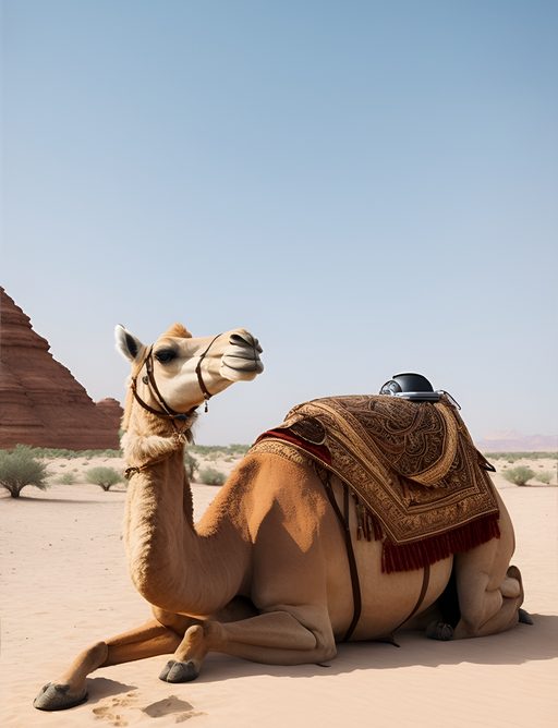 Camello descansando