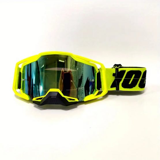 Tequilas and Air Motorsports Gafas de motociclista Goggle 100% Gafas de motociclista Goggle 100 verde