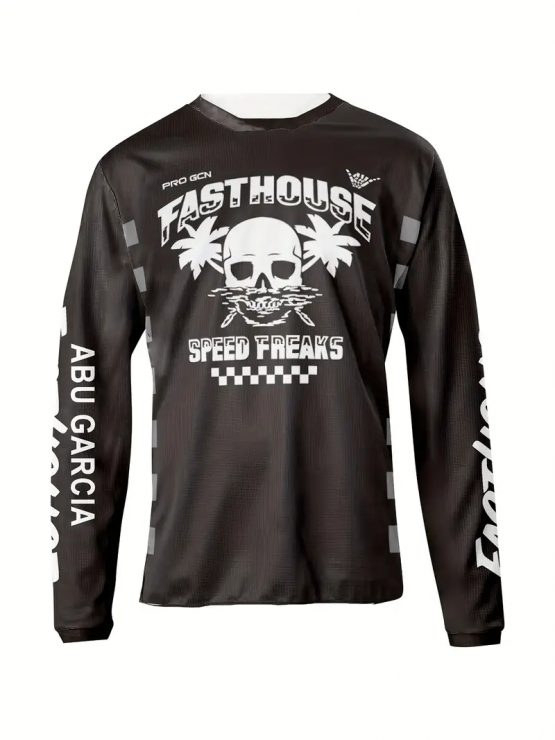 Tequilas and Air Motorsports Playera Fasthouse de Calavera Speed Playera fasthouse calavera speed negro