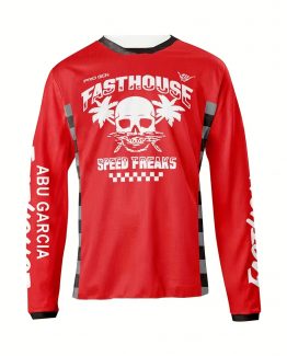 Tequilas and Air Motorsports Tequilas and Air Playera fasthouse calavera speed roja